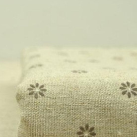 Тканина для рукоділля "Льон в дрібну квіточку" 50х75 см