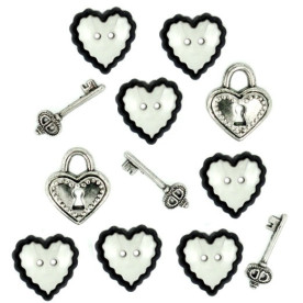 Набор пуговиц Love Story от Dress it up