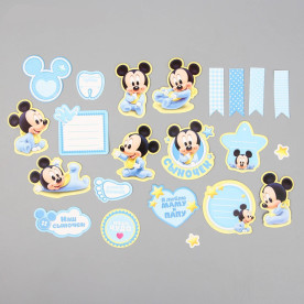 Высечки для скрапбукинга, Микки Маус, 22 шт, АртУзор
