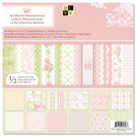 Набір паперу Preppy Princess 30х30 см 24 листа від DCWV