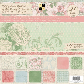 Набор бумаги French Country 30х30 см 24 листа от DCWV