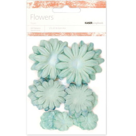 Набір паперових квітів Blue Ice - Paper Flowers Mixed від KaiserCraft