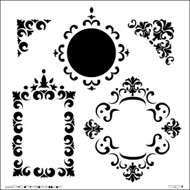 Трафарет Fancy Frame 30х30 см від Crafter's Workshop