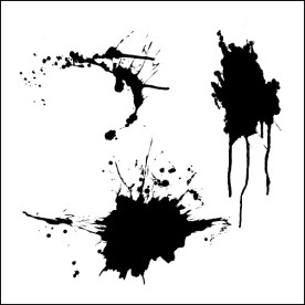 Трафарет Mini Splats 15x15 см від Crafter's Workshop