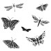 Трафарет Mariposas від Crafter's Workshop 15x15 см