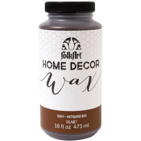 Воск для декора (состаривания) FolkArt Home Decor Antique Wax 16oz, цвет Античный, 472 мл