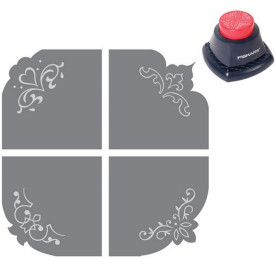 Угловой дырокол Elegance - Embossing Corner Punch 4-in-1 от Fiskars