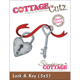 Нож для вырезания  Lock and Key 7,6х7,6 см от CottageCutz