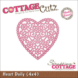 Ніж для вирізання Heart Doily 10,2х10,2 см від CottageCutz