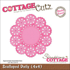 Нож для вырезания Scalloped Doily 10,2х10,2 см от CottageCutz