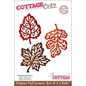 Ніж для вирізання Filigree Fall Leaves 10,2х15,0 см від CottageCutz