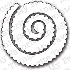Ніж для вирізання Rolled Scallop Flower 5,8х5,7 см від Die-Namics Die