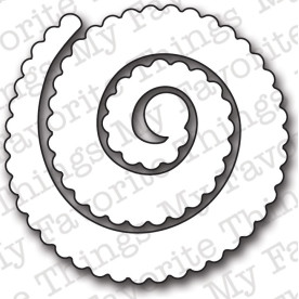 Ніж для вирізання Rolled Scallop Flower 5,8х5,7 см від Die-Namics Die