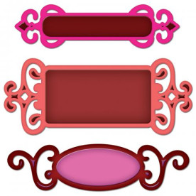 Ніж для вирізання та тиснення Fancy Tags, 3 шт від Spellbinders