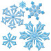 Нож для вырезания и тиснения Create A Flake Three, 5шт от Spellbinders