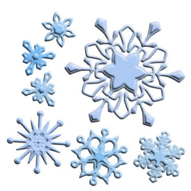 Нож для вырезания и тиснения Create-A-Flake 4, 7шт от Spellbinders