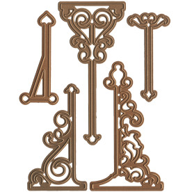 Нож для вырезания и тиснения Elegant Posts, 5 шт от Spellbinders