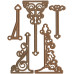 Ніж для вирізання та тиснення Elegant Posts, 5 шт від Spellbinders