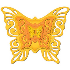 Нож для вырезания и тиснения Nested Butterflies Two, 3шт от Spellbinders