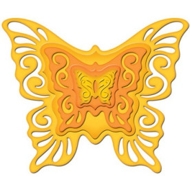 Нож для вырезания и тиснения Nested Butterflies Two, 3шт от Spellbinders