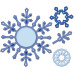 Ніж для вирізання та тиснення Snowflake, 4шт від Spellbinders