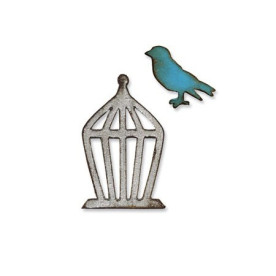 Ножи для вырезания Movers and Shapers Die - Mini Bird Cage Set