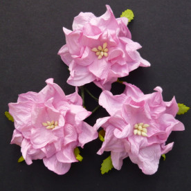 Декоративна квітка гарденії рожевий колір, 7 см