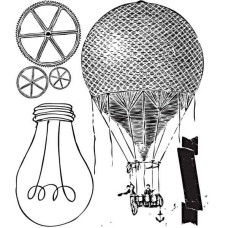 Набор акриловых штампов Craftsman, 4 шт., Prima