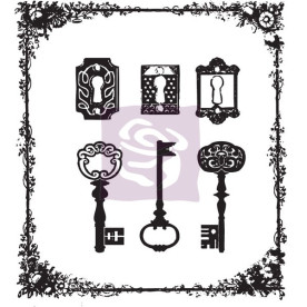 Набір акрилових штампів Tea-Thyme 1, 7 шт., Prima