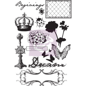 Набір гумових штампів Zephyr, 13 шт, Prima