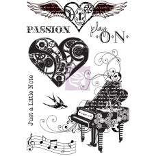 Набор резиновых штампов Musicale, 8 шт., Prima