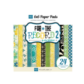 Набір паперу For the Record 2 Documented, 15х15 см 12 аркушів від Echo Park