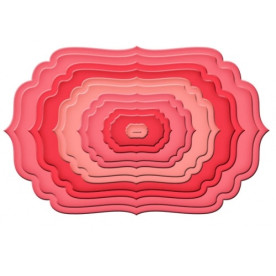 Набор ножей для вырезания Labels Four Small, 6 шт. от Spellbinders