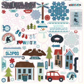 Наклейки для скрапбукінгу Winter Park від Echo Park