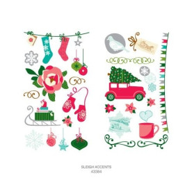 Натирки для скрапбукинга MiniMarks Sleigh Accent от American Craft