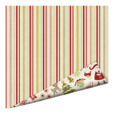 Двосторонній аркуш паперу з лаковим покриттям Candy Cane Forest, 30х30 см від Imaginisce