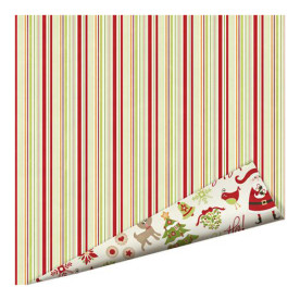 Двусторонний лист бумаги с лаковым покрытием Candy Cane Forest, 30х30 см от Imaginisce