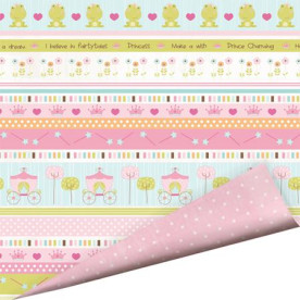 Двосторонній аркуш паперу з лаковим покриттям Princess Promenade, 30х30 см від Imaginisce