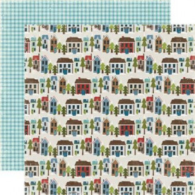 Двосторонній аркуш паперу City Park, 30х30 см від Echo Park