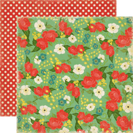 Двосторонній аркуш паперу Table Cloth, 30х30 см від Echo Park