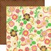 Двусторонний лист бумаги Floral Dress, 30х30 см от Echo Park
