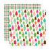 Двусторонний лист бумаги Snowy Tree Tops, 30х30 см от Echo Park