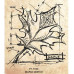 Резиновый штамп Maple Sketch, Tim Holtz, 10х9 см