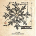 Резиновый штамп Snowflake Sketch, Tim Holtz, 10х9 см