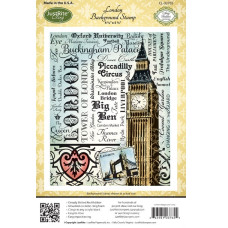 Резиновый штамп London, Justrite, 11,5х14,5 см