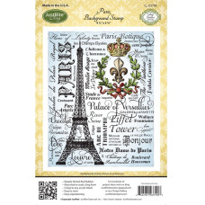 Резиновый штамп Paris, Justrite, 11,5х14,5 см