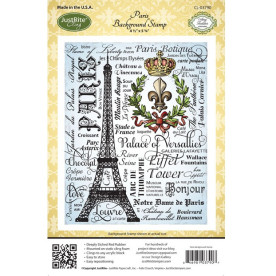 Резиновый штамп Paris, Justrite, 11,5х14,5 см