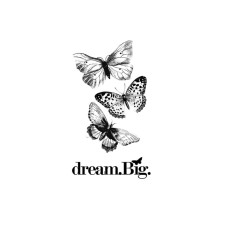 Набір гумових штампів Dream Big, Webster's Pages