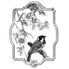 Силіконовий штамп Framed Blossoms, La Blanche, 10х11,5 см