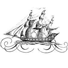Силіконовий штамп Galleon, La Blanche, 7,5х9 см